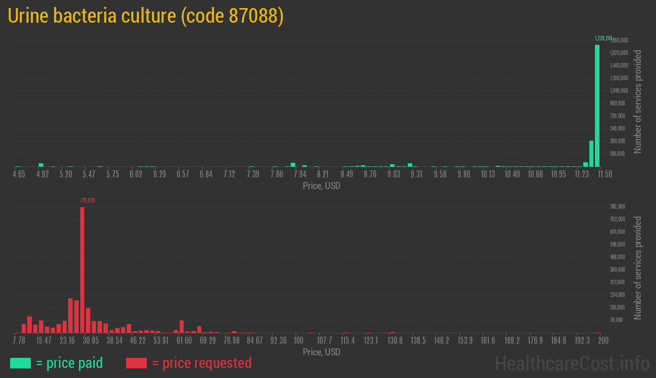 Urine bacteria culture